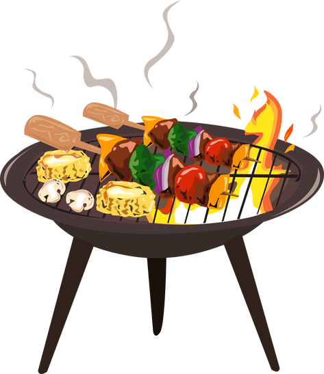 Grilling Barbeque Illustration